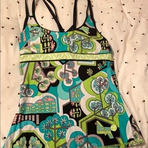 Trina Turk workout printed top